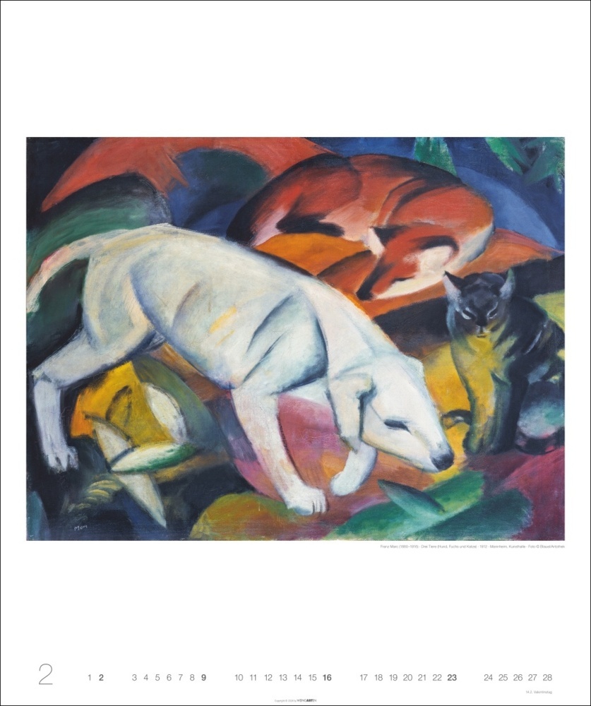 Bild: 9783839900970 | Franz Marc Edition Kalender 2025 | Franz Marc | Kalender | 14 S.