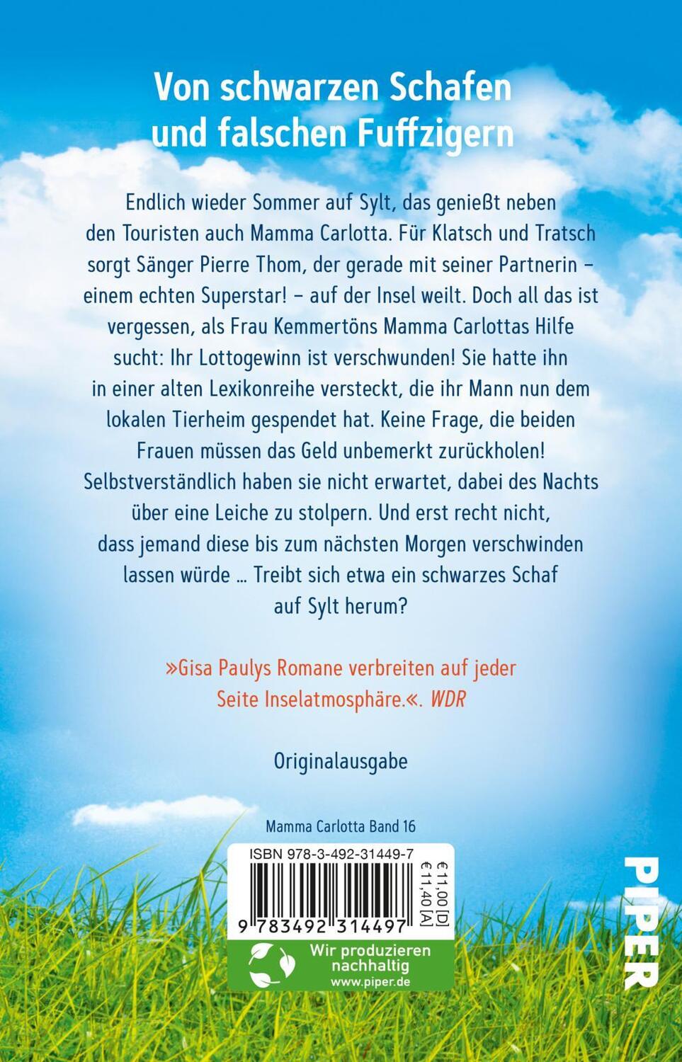 Rückseite: 9783492314497 | Schwarze Schafe | Ein Sylt-Krimi Der SPIEGEL-Bestseller #1 Taschenbuch