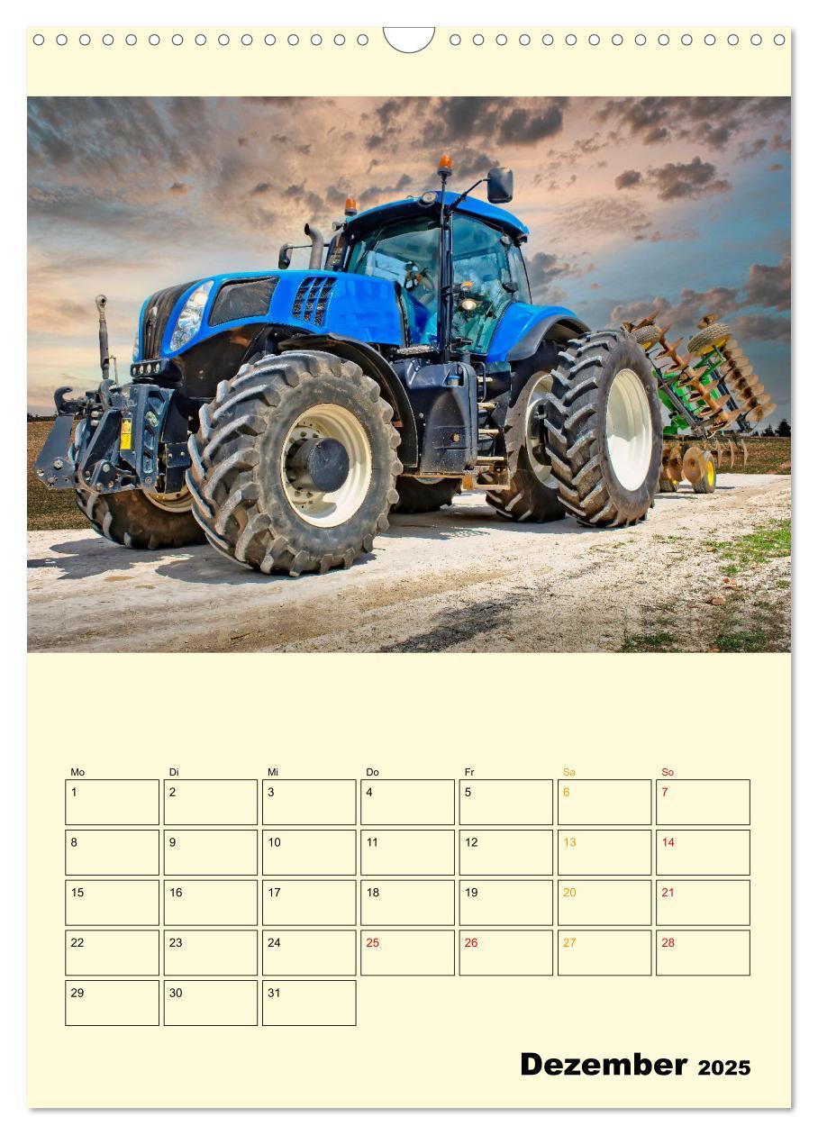 Bild: 9783435903481 | Traktor Giganten (Wandkalender 2025 DIN A3 hoch), CALVENDO...