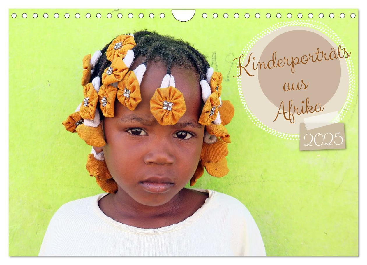 Cover: 9783383852282 | Kinderporträts aus Afrika (Wandkalender 2025 DIN A4 quer), CALVENDO...