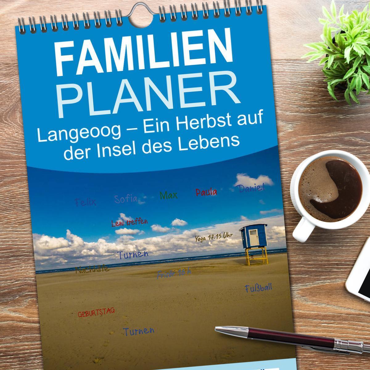 Bild: 9783457116562 | Familienplaner 2025 - Langeoog ¿ Ein Herbst auf der Insel des...