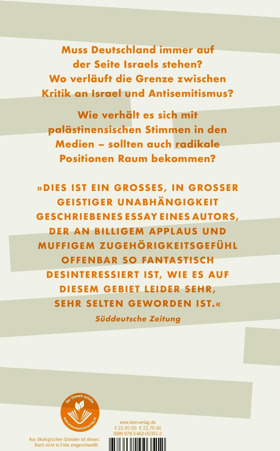 Rückseite: 9783462003512 | Über Israel reden | Meron Mendel | Buch | 215 S. | Deutsch | 2023