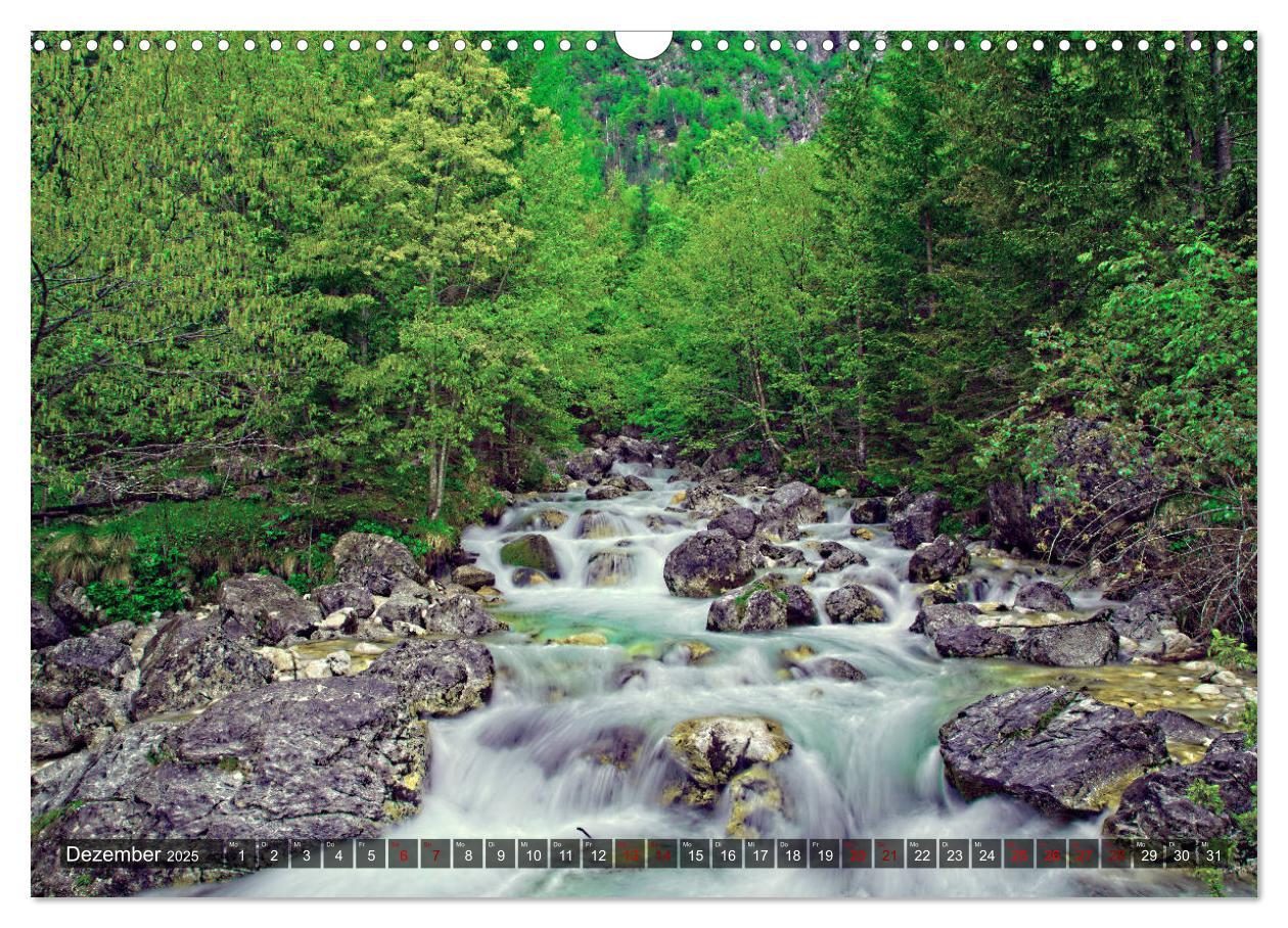 Bild: 9783435439737 | Slowenien - Soca Tal (Wandkalender 2025 DIN A3 quer), CALVENDO...