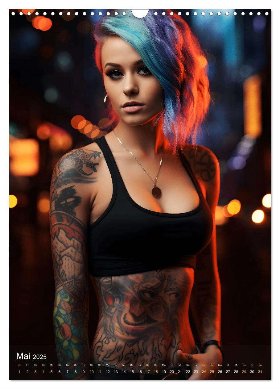 Bild: 9783435851089 | Tattoo Schönheiten - zwölf Monate, zwölf Frauen und jede Menge...