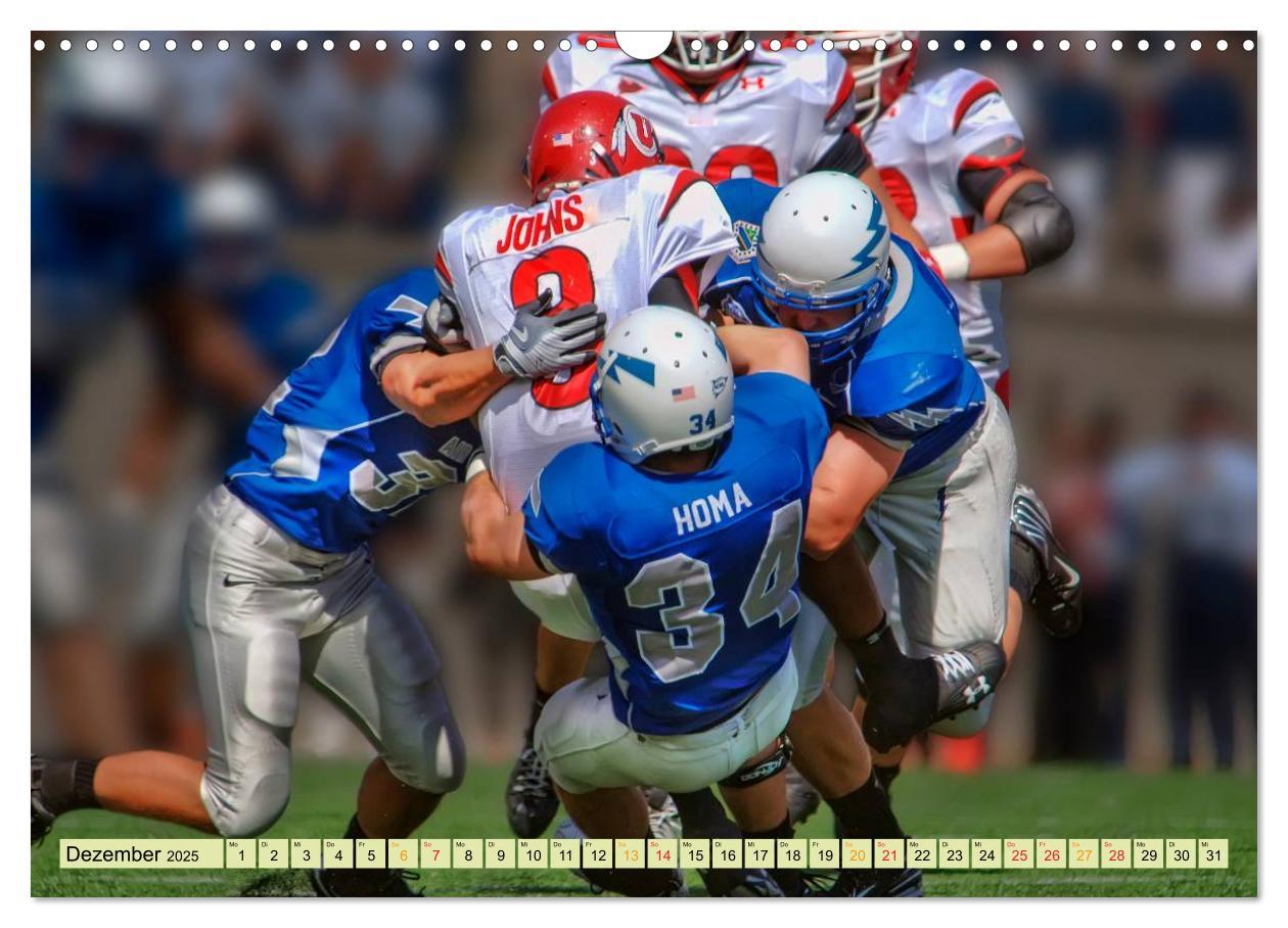 Bild: 9783435485772 | American Football - Taktik und Athletik (Wandkalender 2025 DIN A3...