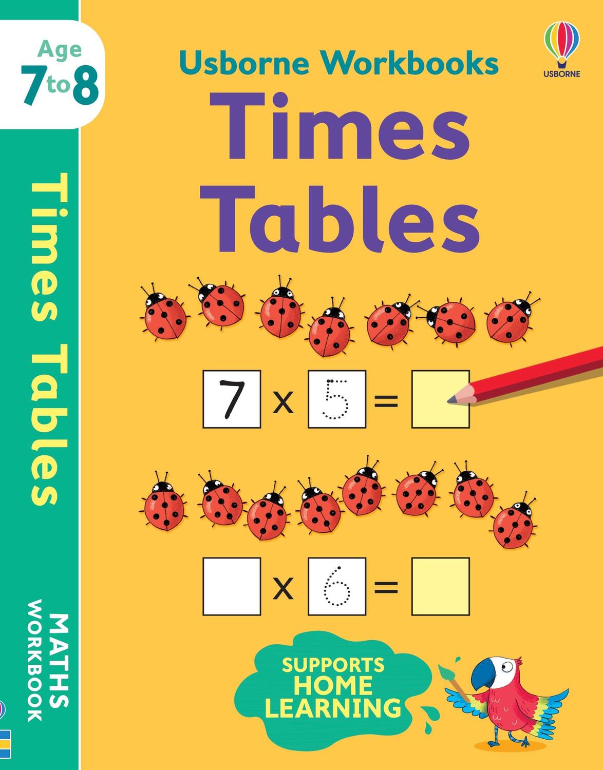 Cover: 9781474991032 | Usborne Workbooks Times Tables 7-8 | Holly Bathie | Taschenbuch | 2021