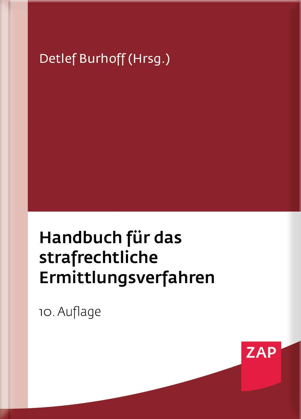 Cover: 9783750800335 | Handbuch für das strafrechtliche Ermittlungsverfahren | Hirsch (u. a.)