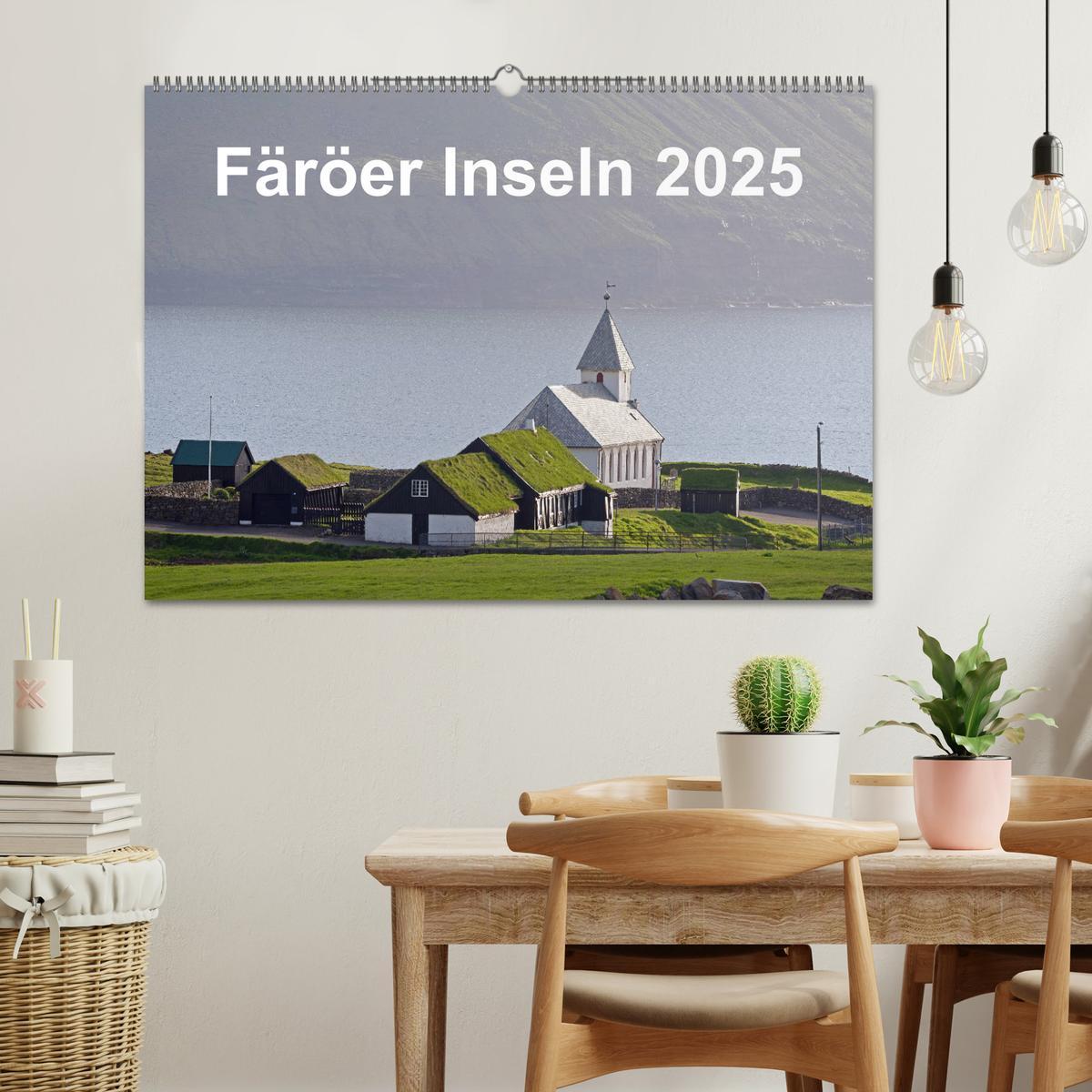 Bild: 9783435295623 | Färöer Inseln 2025 (Wandkalender 2025 DIN A2 quer), CALVENDO...