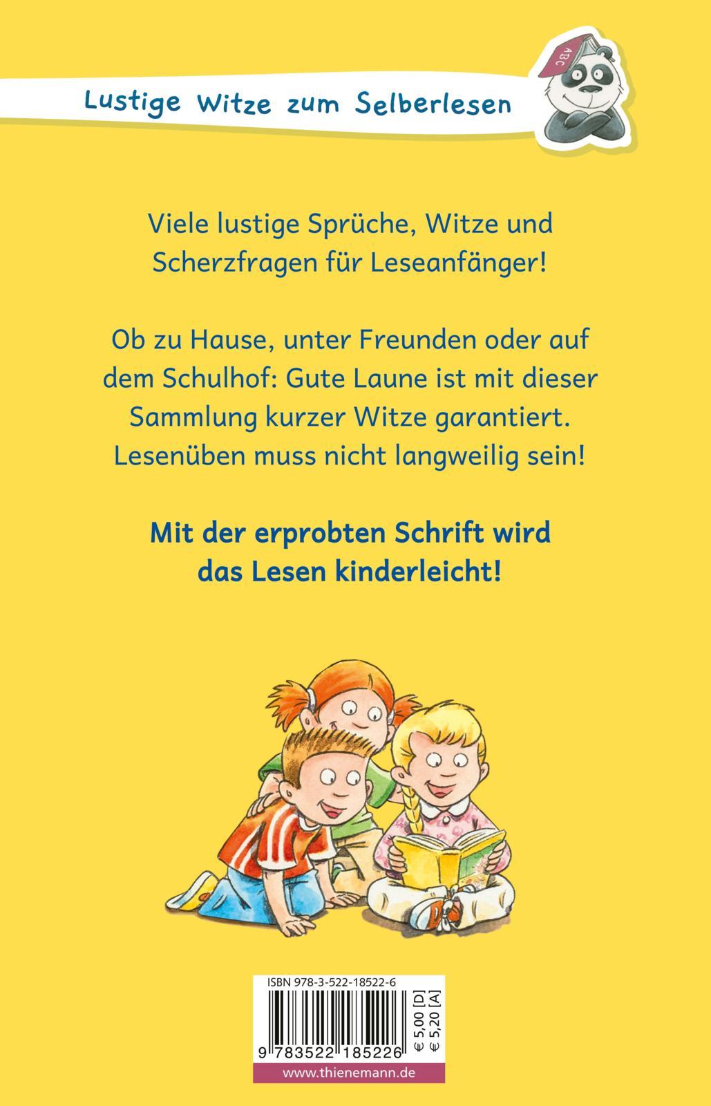 Rückseite: 9783522185226 | Ich kann lesen!: Die besten Schülerwitze | Dirk Hennig | Taschenbuch