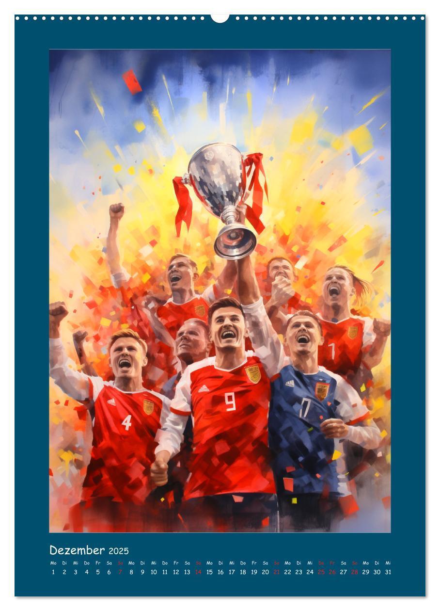 Bild: 9783383806926 | Leidenschaft Fussball. Stadionstimmung im Aquarellstil...