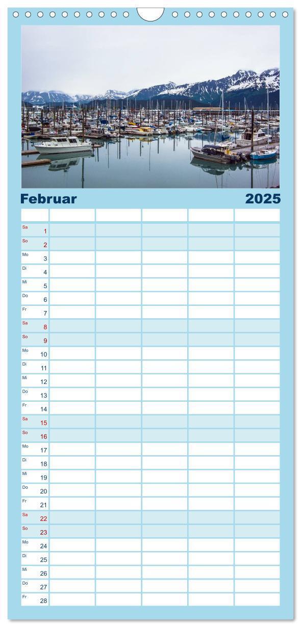 Bild: 9783457121344 | Familienplaner 2025 - Der Alaska Kalender mit 5 Spalten...