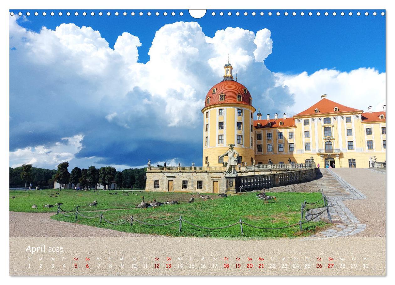 Bild: 9783383936678 | Schloss Moritzburg und das Fasanenschlösschen (Wandkalender 2025...