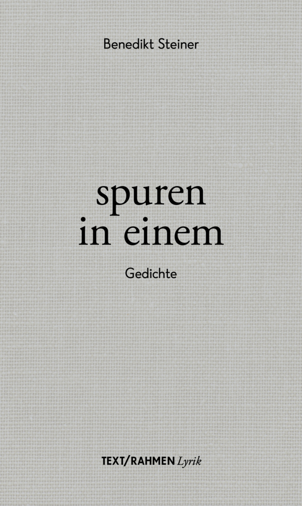 Cover: 9783903365100 | spuren in einem | Benedikt Steiner | Buch | Deutsch | 2023