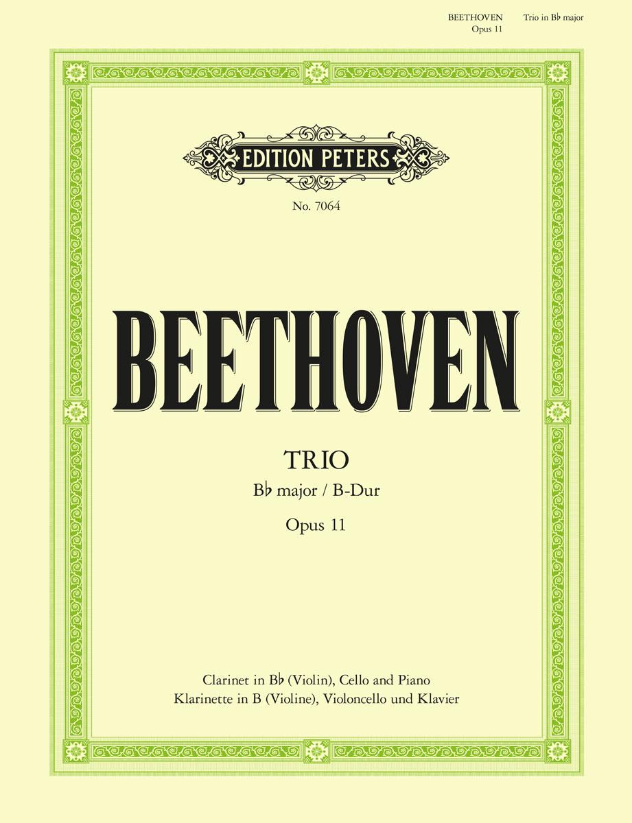 Cover: 9790577082882 | Trio in B Flat Op. 11 for Clarinet (or Violin), Violoncello and Piano