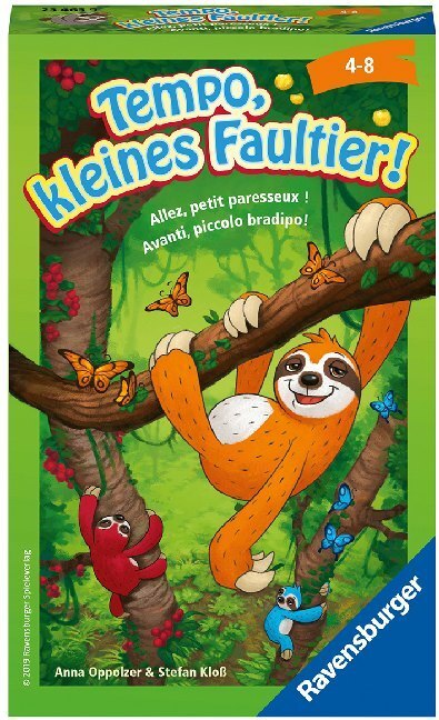 Cover: 4005556234639 | Ravensburger 23463 - Tempo, kleines Faultier, Mitbringspiel für 2-4...