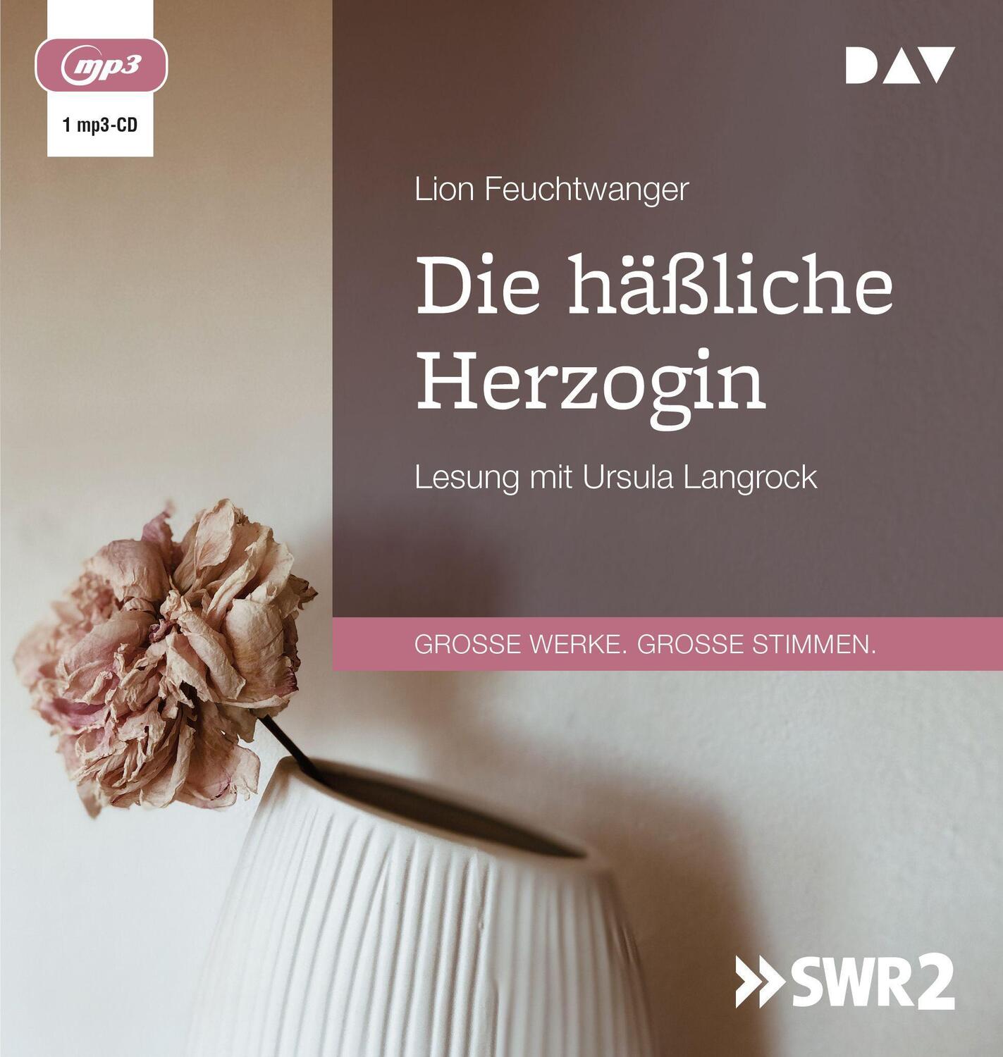 Cover: 9783742421371 | Die häßliche Herzogin | Lesung mit Ursula Langrock | Lion Feuchtwanger