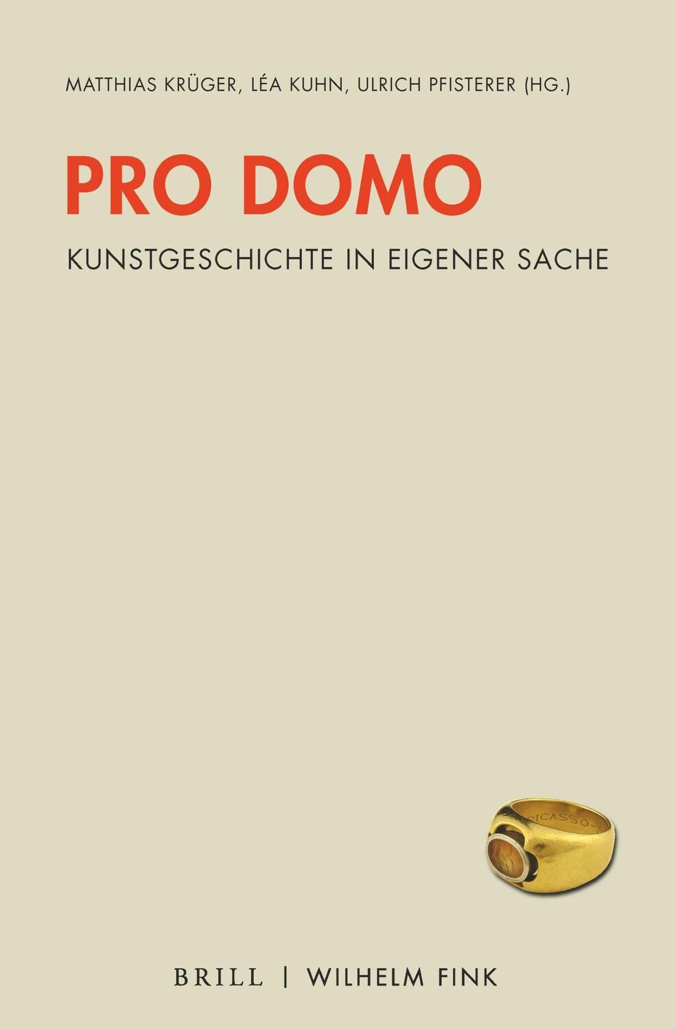 Cover: 9783770565061 | Pro domo | Kunstgeschichte in eigener Sache | Matthias Krüger (u. a.)