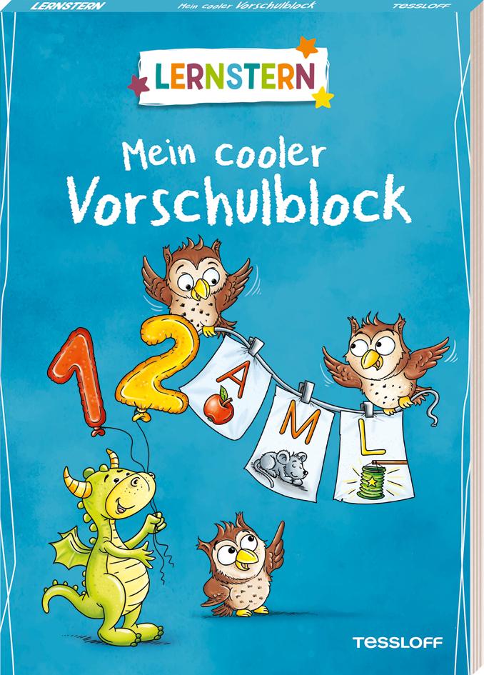 Cover: 9783788625160 | LERNSTERN. Mein cooler Vorschulblock | Erste Buchstaben und Zahlen