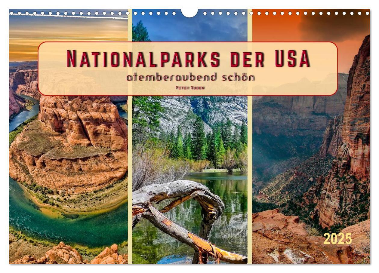 Cover: 9783435481576 | Nationalparks der USA - atemberaubend schön (Wandkalender 2025 DIN...