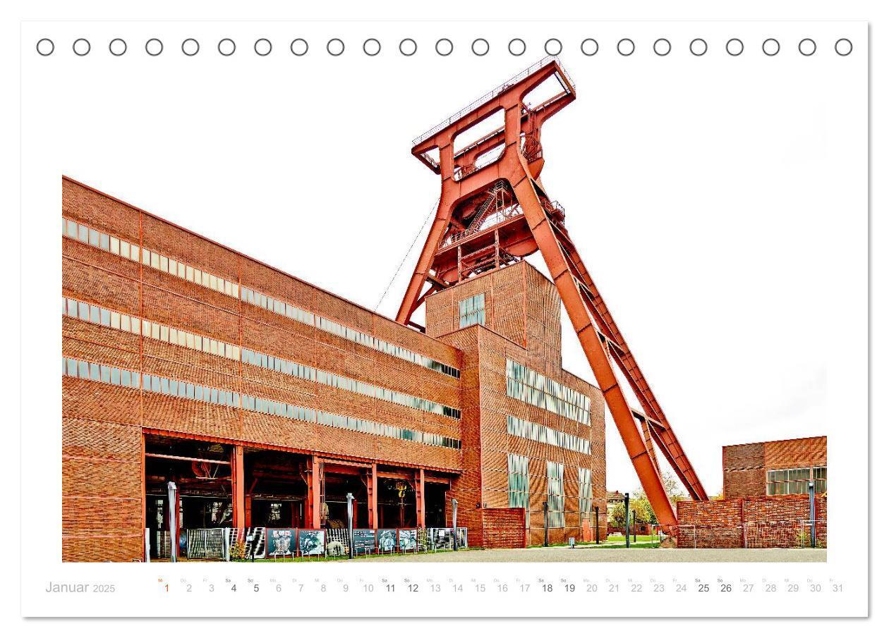 Bild: 9783435757459 | Zeche Zollverein. Weltkulturerbe. (Tischkalender 2025 DIN A5 quer),...