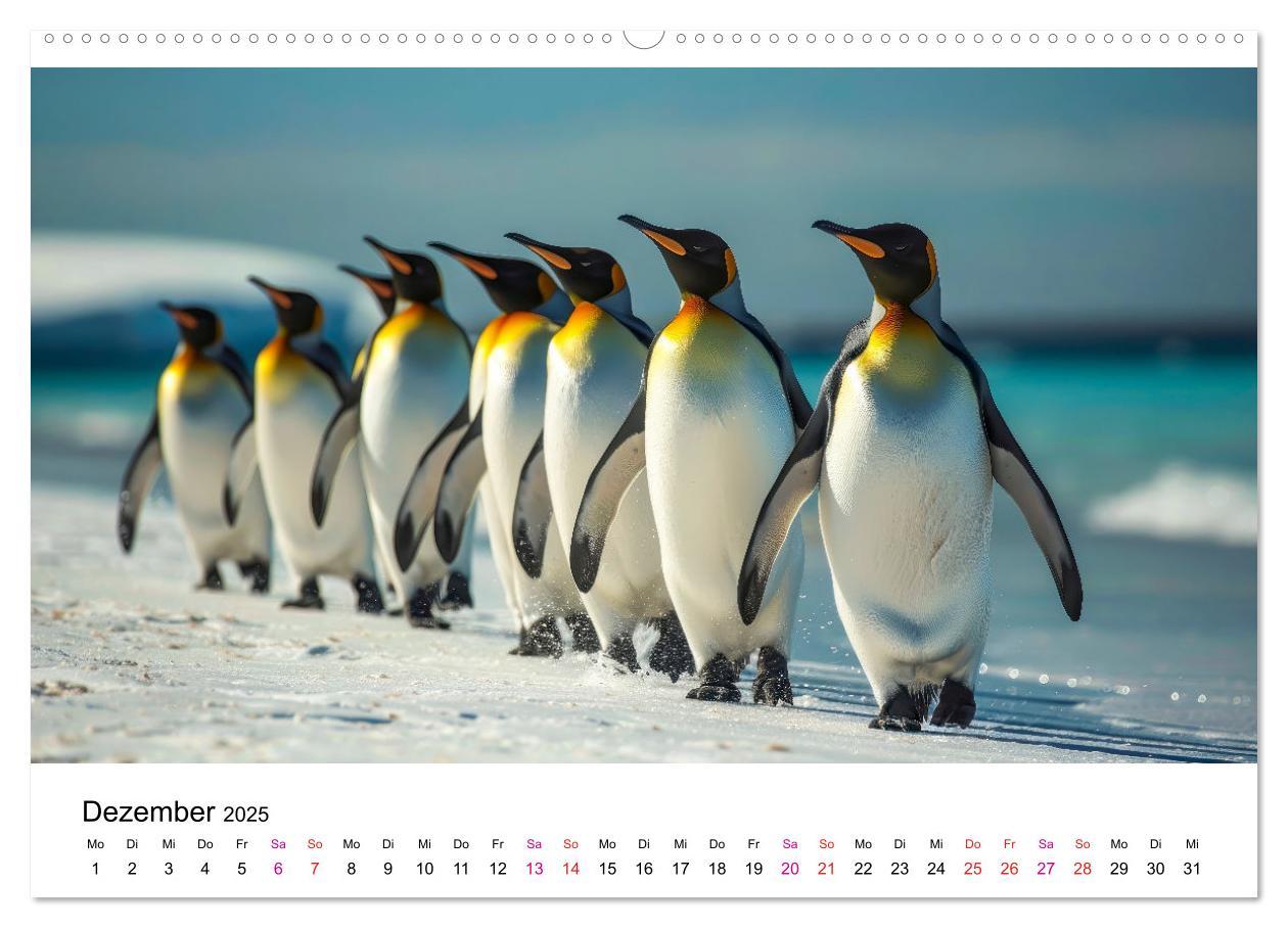 Bild: 9783457164440 | Maritim pur - Pinguine (Wandkalender 2025 DIN A2 quer), CALVENDO...