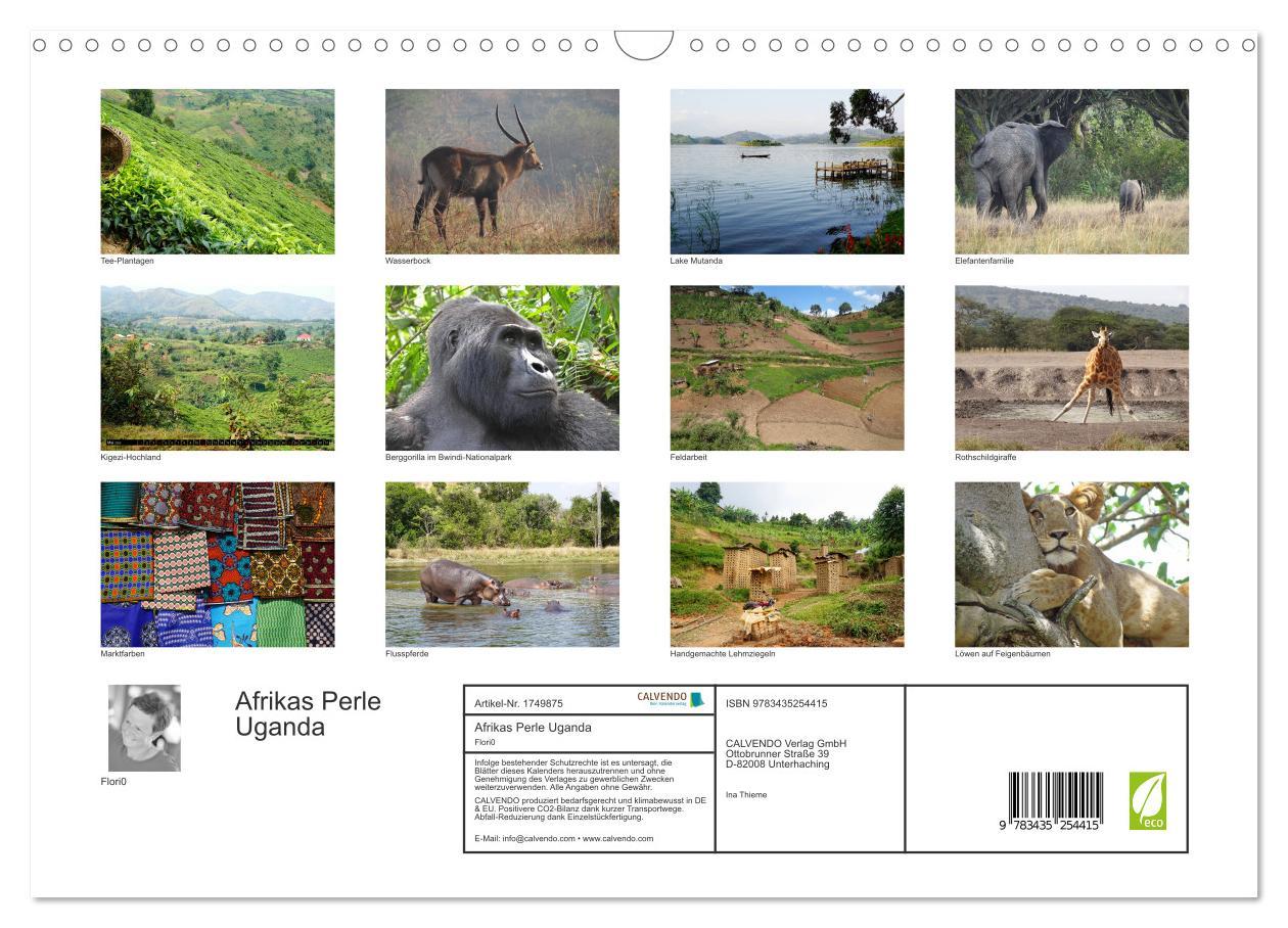 Bild: 9783435254415 | Afrikas Perle Uganda (Wandkalender 2025 DIN A3 quer), CALVENDO...