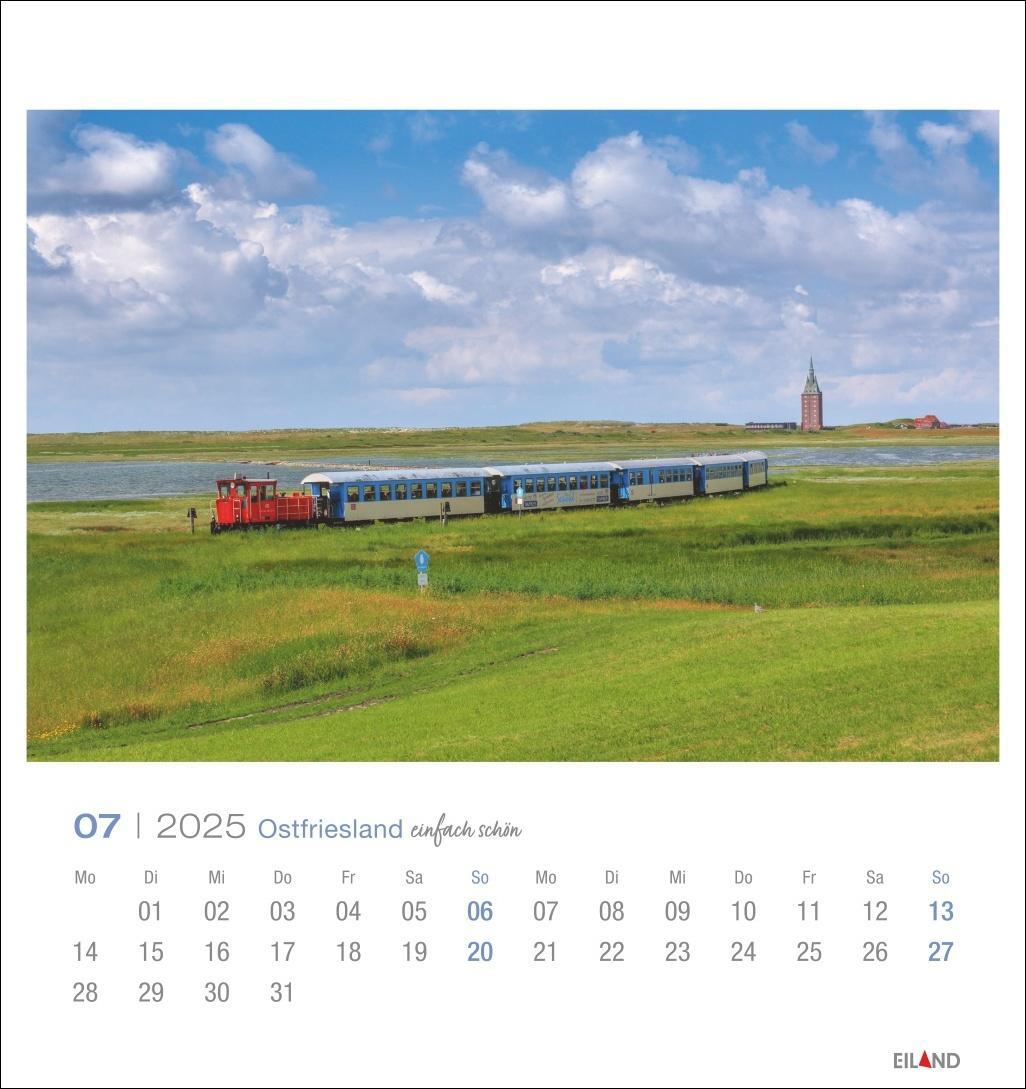 Bild: 9783964023315 | Ostfriesland Postkartenkalender 2025 - einfach schön | Eiland | 13 S.