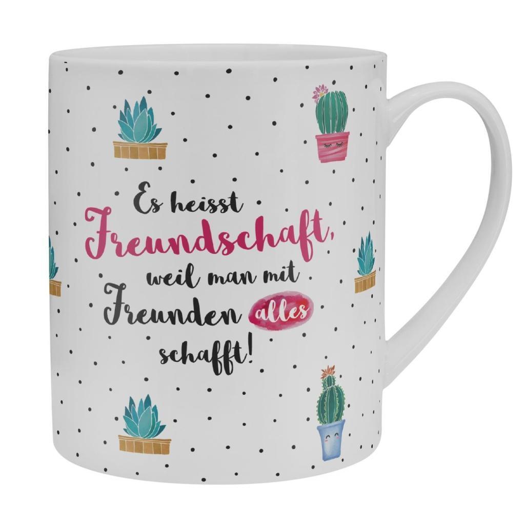 Bild: 4036018462154 | Die Geschenkewelt XL-Tasse 46215 "Es heisst Freundschaft, weil man...