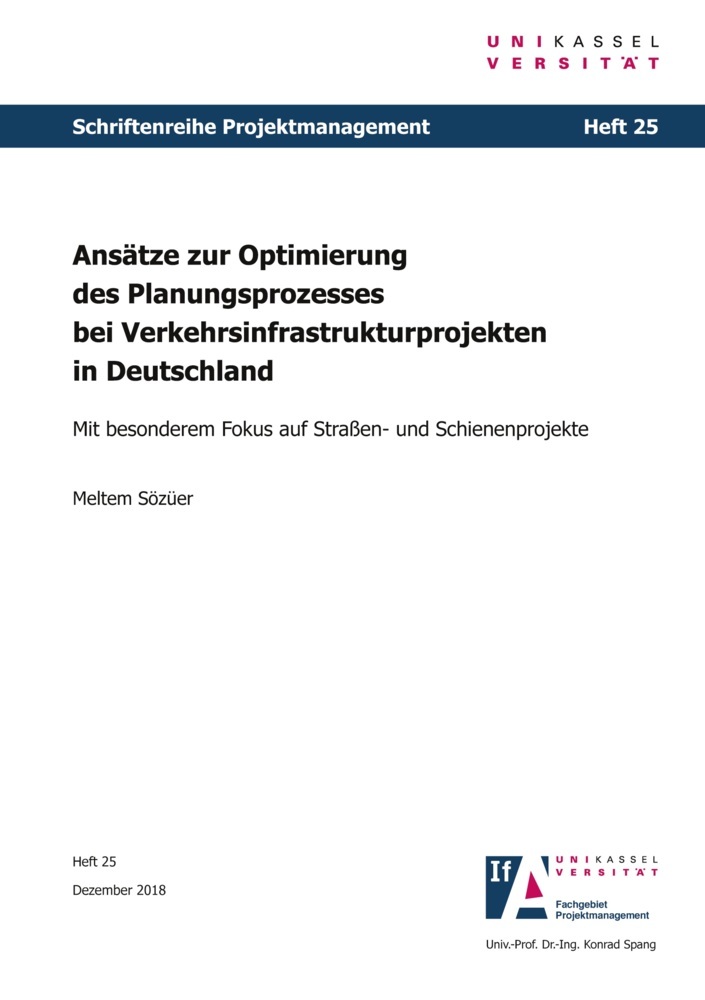 Cover: 9783737650618 | Ansätze zur Optimierung des Planungsprozesses bei...