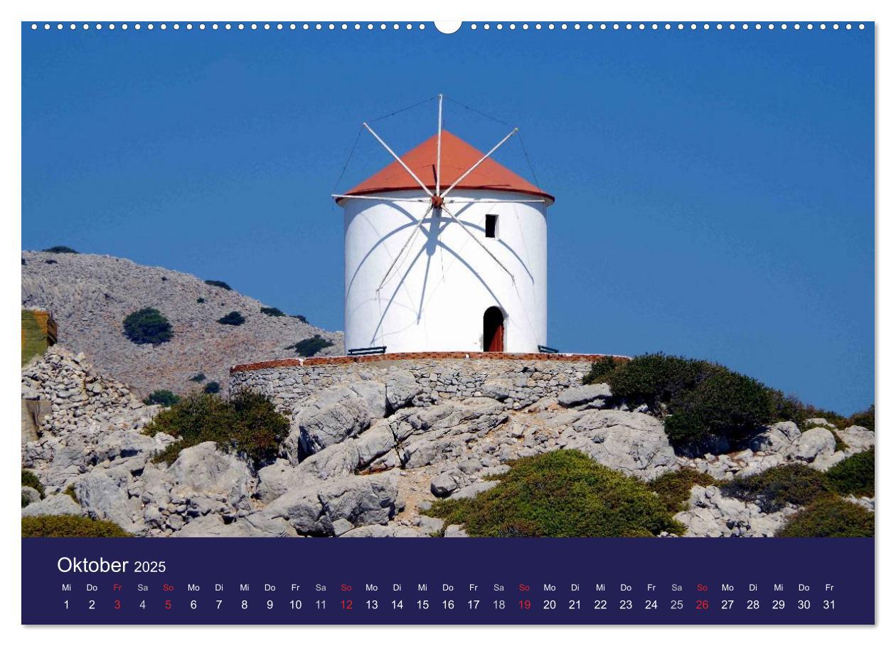 Bild: 9783435668144 | Rhodos mit Lindos und Symi (Wandkalender 2025 DIN A2 quer),...