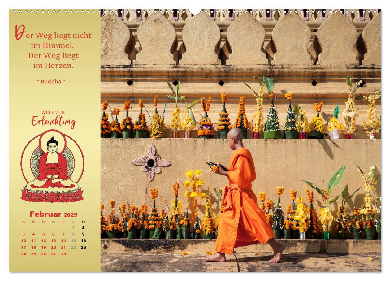 Bild: 9783383907463 | Buddhistische Weisheiten - Wege zur Erleuchtung (Wandkalender 2025...