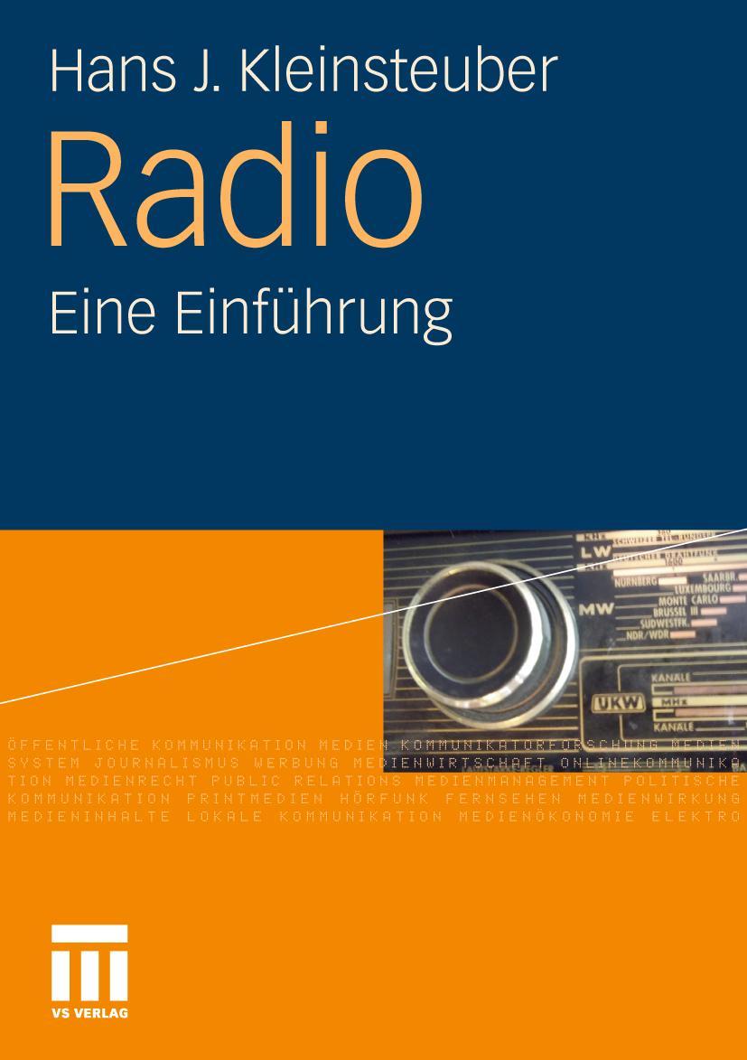 Cover: 9783531153261 | Radio | Eine Einführung | Hans J. Kleinsteuber | Taschenbuch | 369 S.