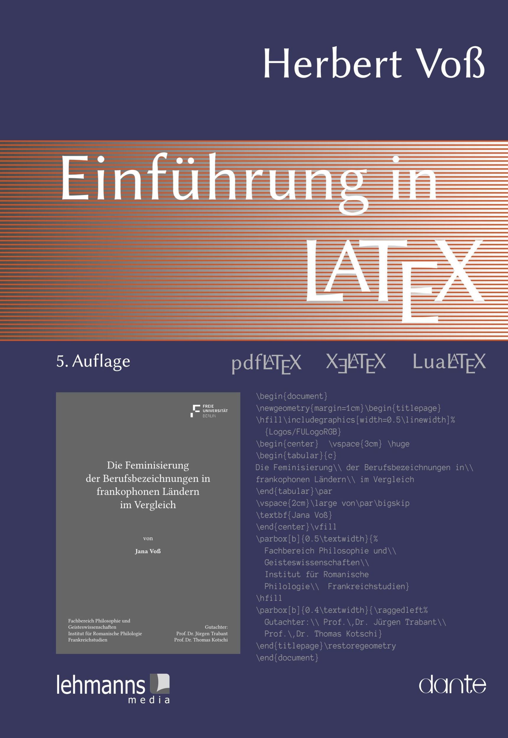 Cover: 9783965435667 | Einführung in LaTeX | Herbert Voß | Taschenbuch | VII | Deutsch | 2025