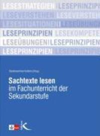 Cover: 9783780010162 | Sachtexte lesen im Fachunterricht der Sekundarstufe | Koblenz | Buch