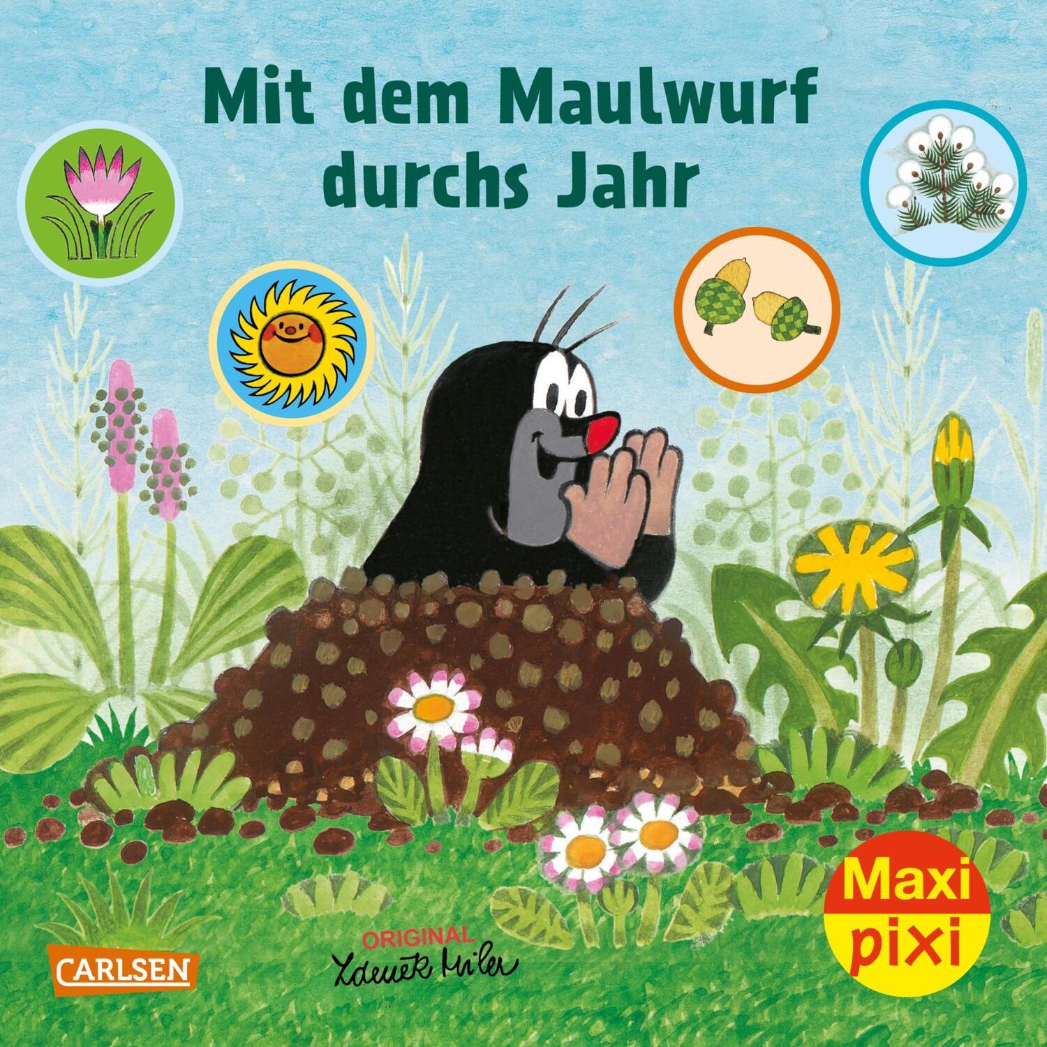 Cover: 9783551059543 | Maxi Pixi 405: VE 5 Mit dem Maulwurf durchs Jahr (5 Exemplare) | Buch