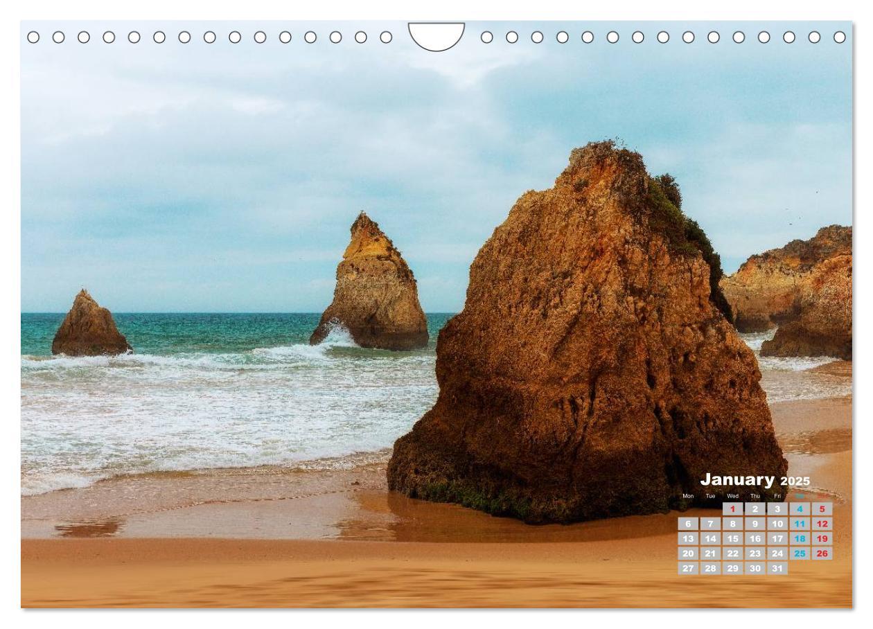 Bild: 9781325951383 | ALGARVE Portugals red coast (Wall Calendar 2025 DIN A4 landscape),...