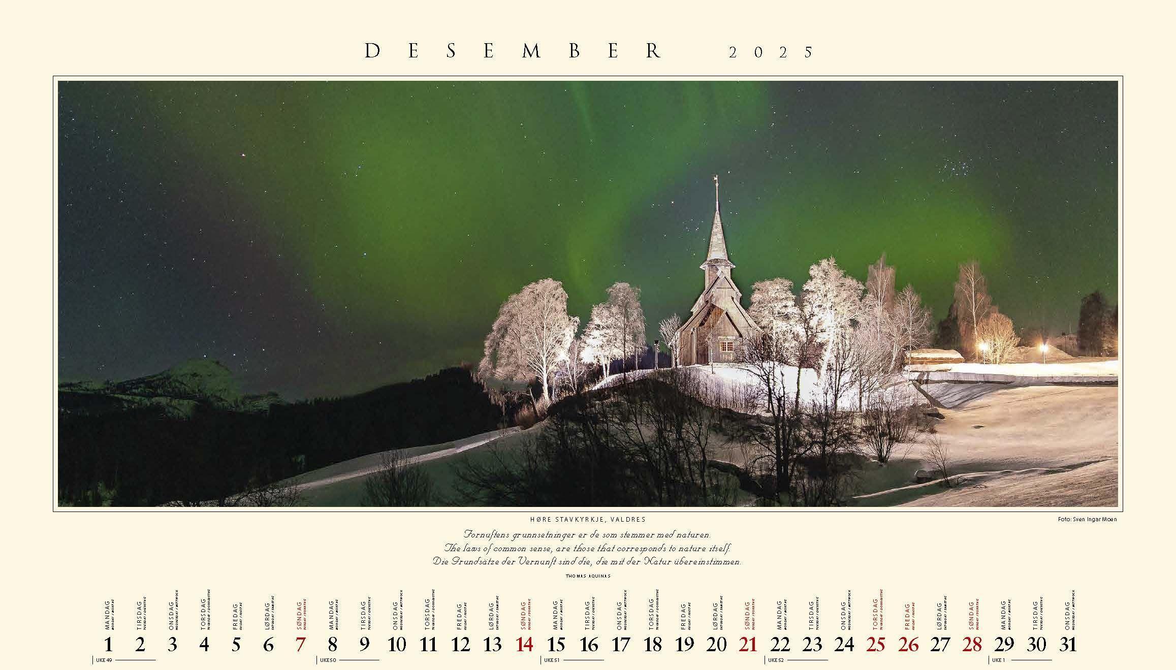 Bild: 9783930232963 | Panorama Norwegen 2025 Wandkalender | Kalenderforlaget | Kalender