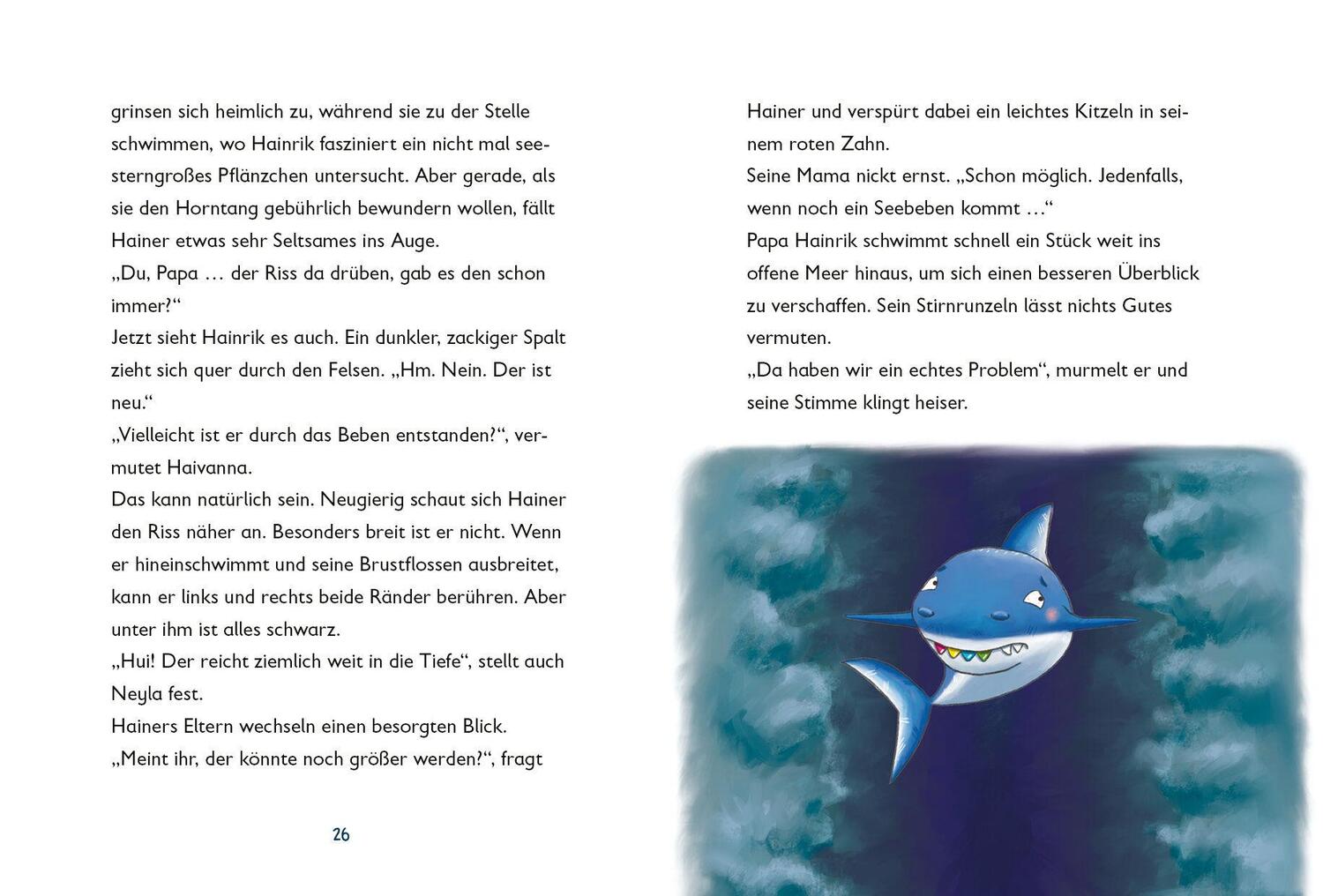 Bild: 9783570180112 | Hainer der kleine Hai und der rote Zahn | Teresa Hochmuth | Buch | cbj