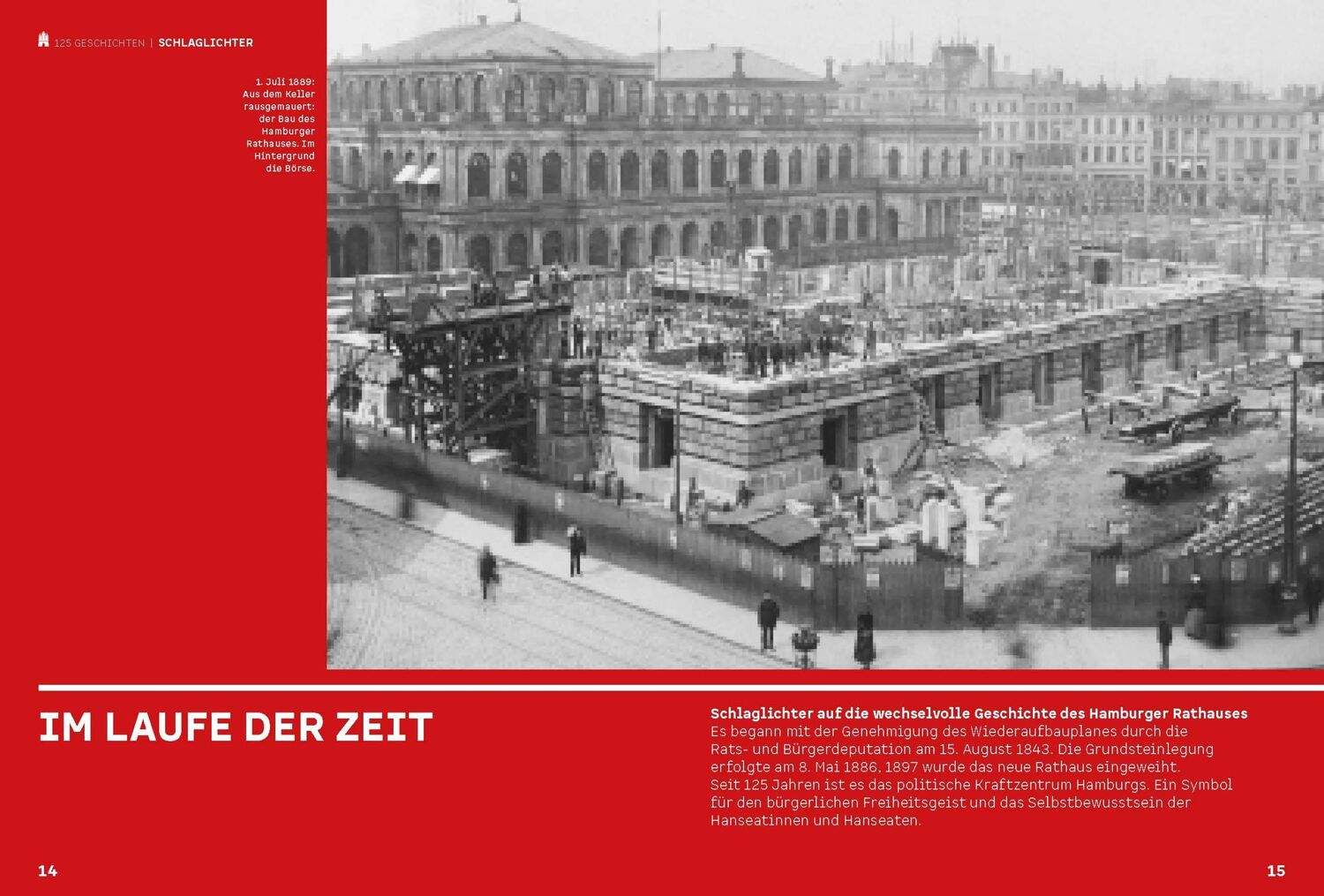 Bild: 9783841908315 | Das Hamburger Rathaus | 125 Jahre - 125 Geschichten | Bake (u. a.)