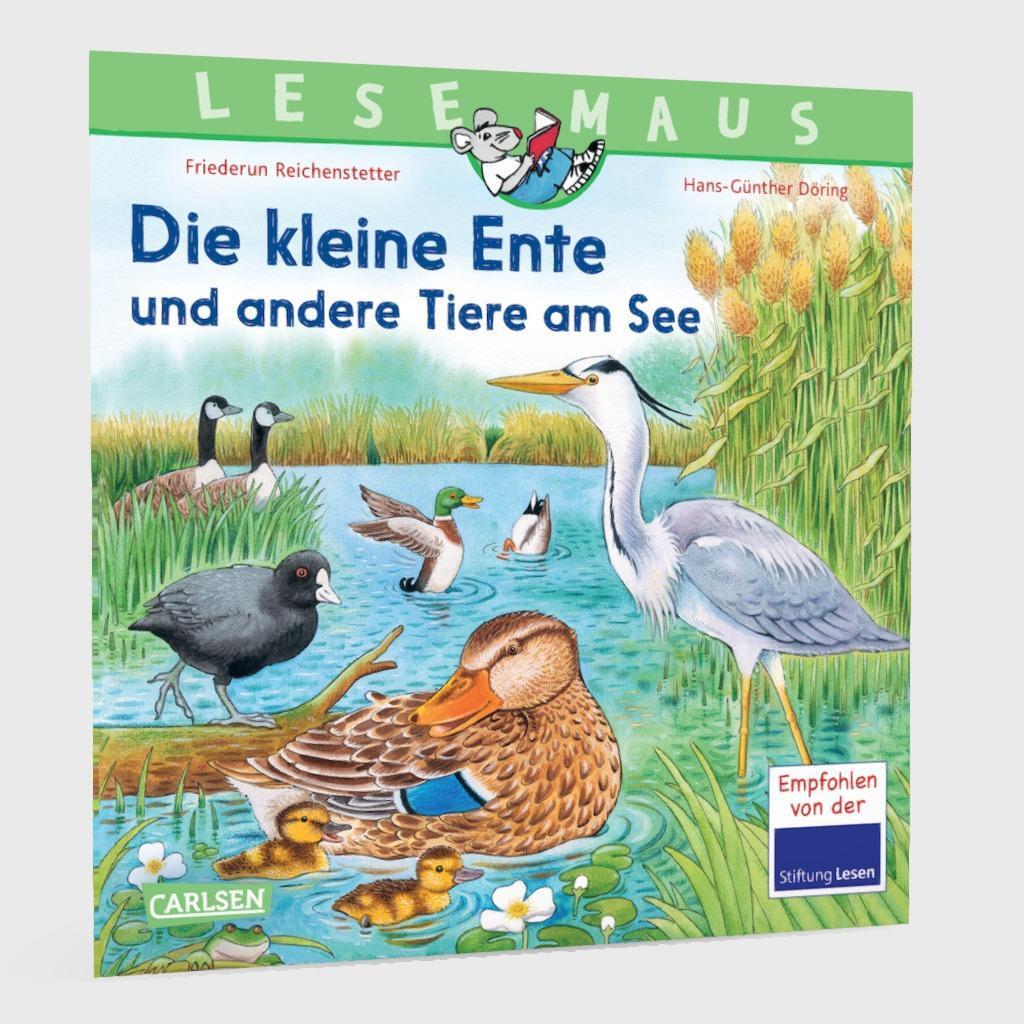 Bild: 9783551083296 | LESEMAUS 177: Die kleine Ente und andere Tiere am See | Reichenstetter