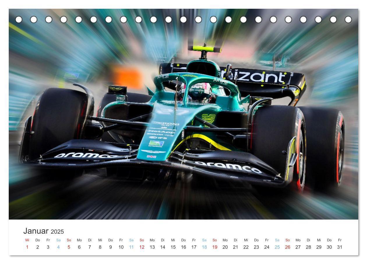 Bild: 9783435019410 | Formel 1 - Die Königsklasse (Tischkalender 2025 DIN A5 quer),...