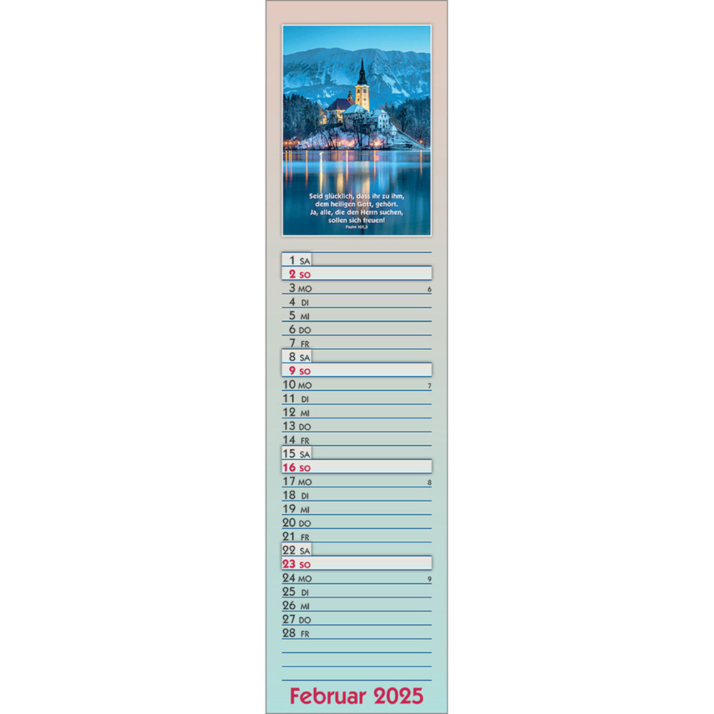 Bild: 9783754866559 | Viel Glück und viel Segen 2025 | Terminkalender | Kalender | 15 S.