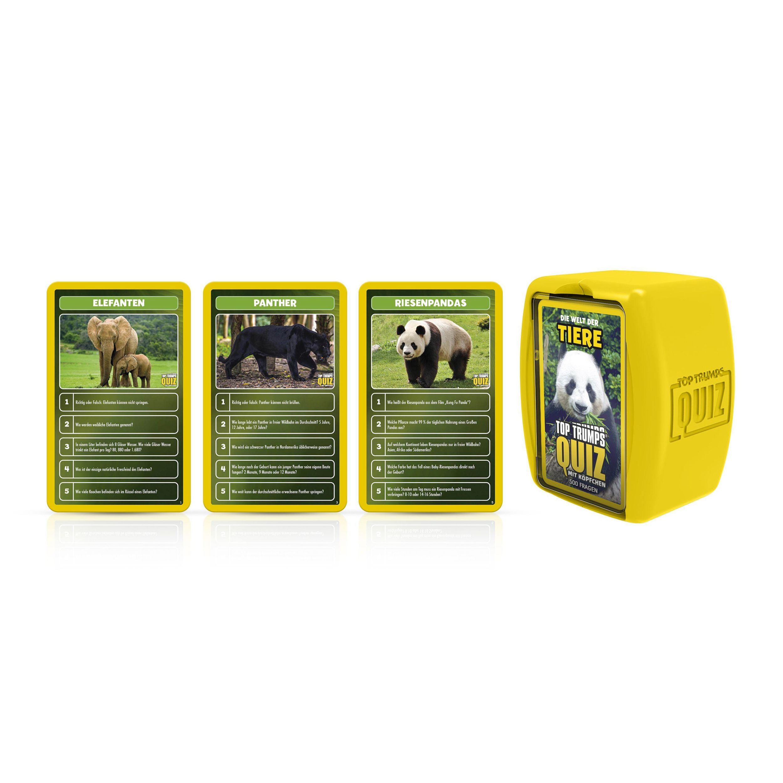 Bild: 4035576047339 | Top Trumps Quiz Welt der Tiere | Spiel | Deutsch | 2021