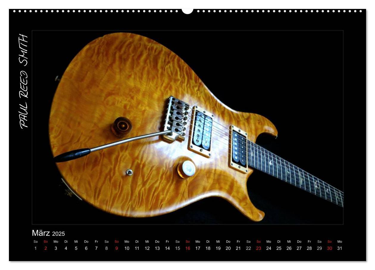 Bild: 9783435752126 | ROCKGITARREN in Szene gesetzt (Wandkalender 2025 DIN A2 quer),...