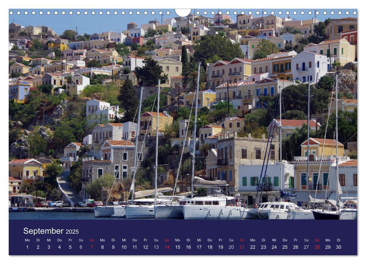 Bild: 9783435668441 | Rhodos mit Lindos und Symi (Wandkalender 2025 DIN A3 quer),...