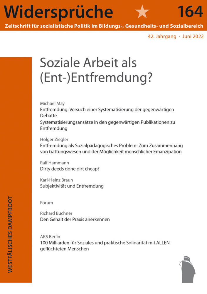 Cover: 9783986340049 | Soziale Arbeit als (Ent-)Entfremdung | Widersprüche | Buch | 132 S.