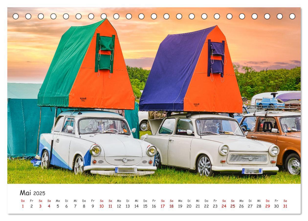 Bild: 9783383964107 | Trabi-Kult (Tischkalender 2025 DIN A5 quer), CALVENDO Monatskalender