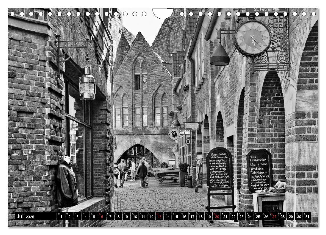 Bild: 9783435588862 | Historisches Bremen (Wandkalender 2025 DIN A4 quer), CALVENDO...