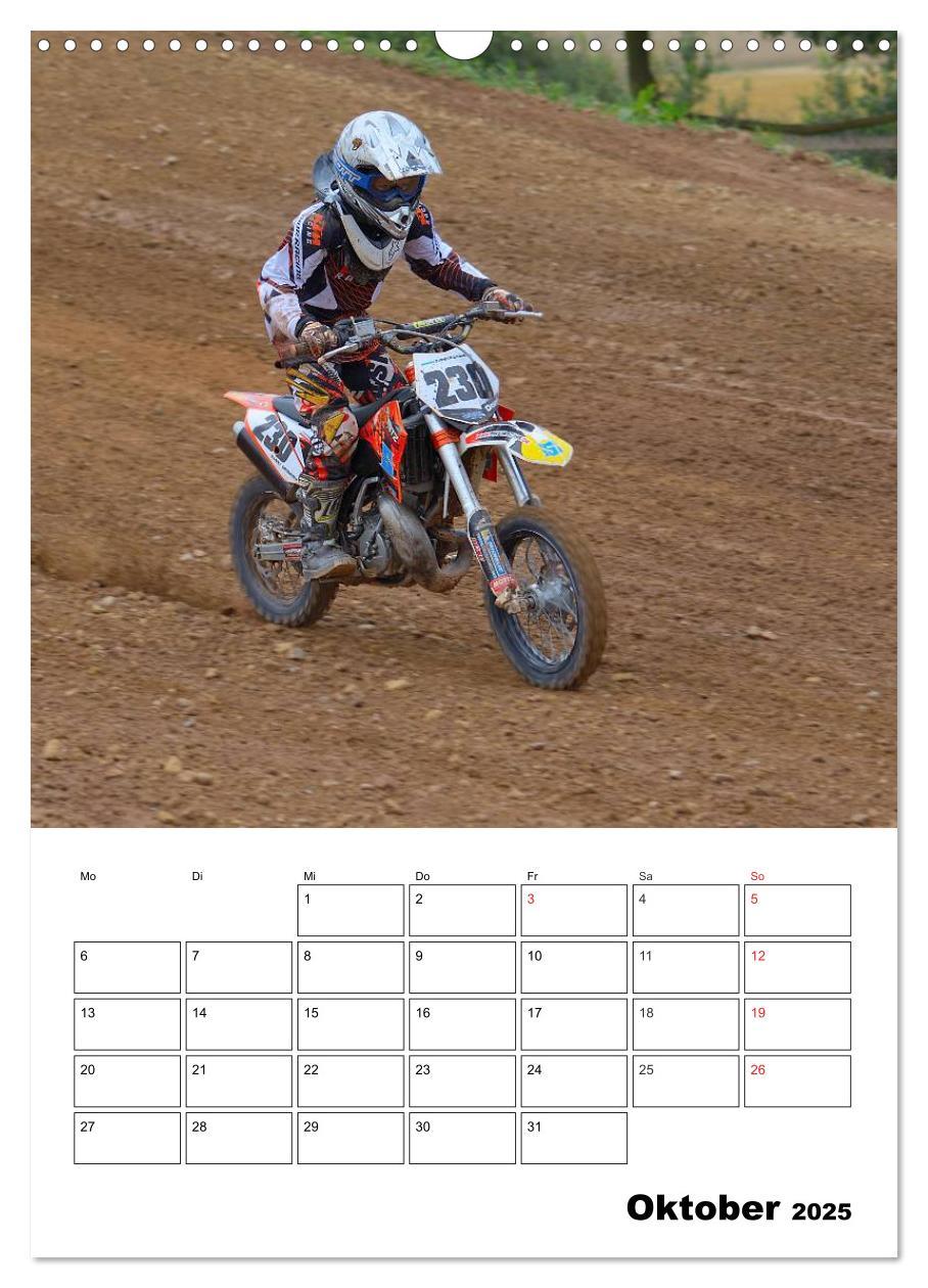 Bild: 9783457079355 | Motocross Terminplaner (Wandkalender 2025 DIN A3 hoch), CALVENDO...