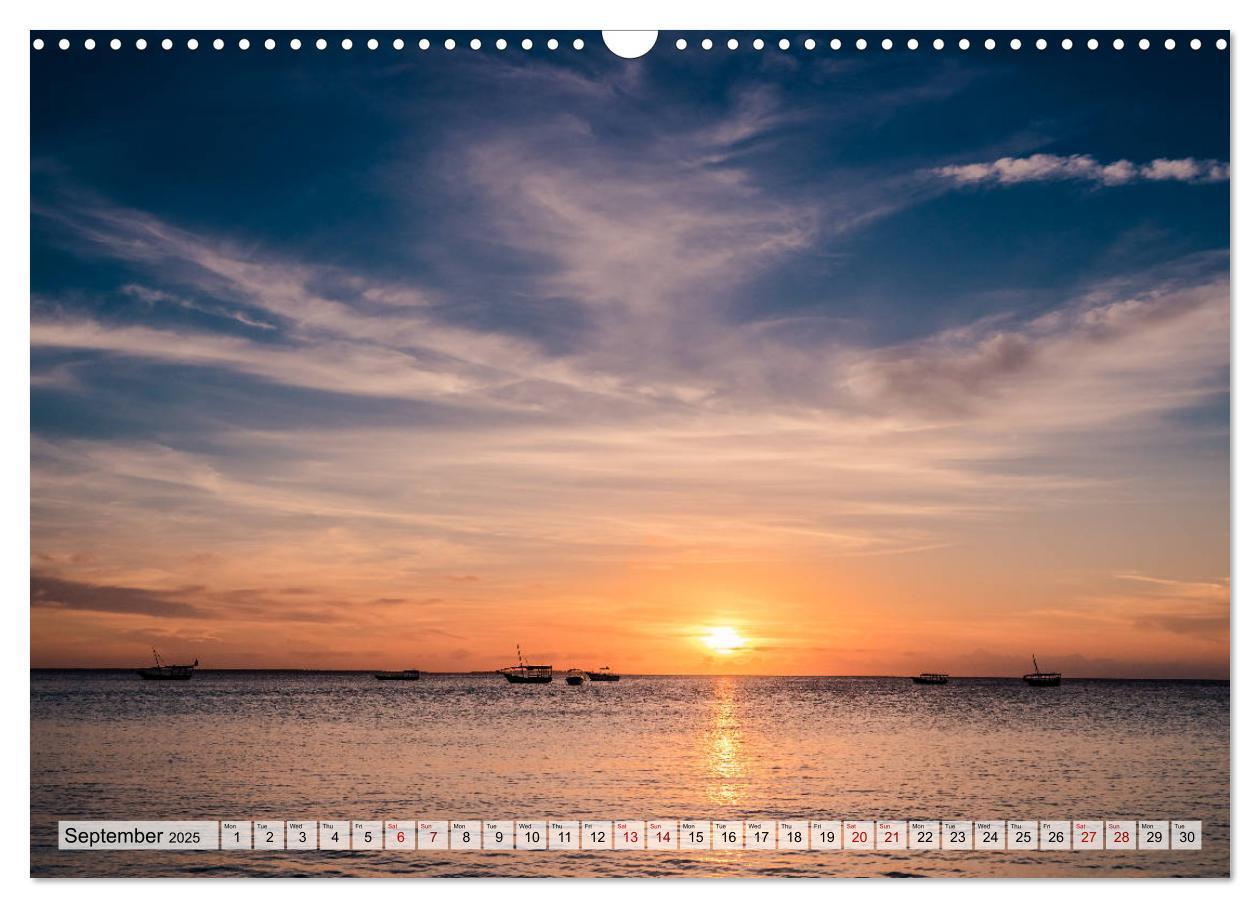 Bild: 9781325945108 | Welcome to Zanzibar (Wall Calendar 2025 DIN A3 landscape), CALVENDO...